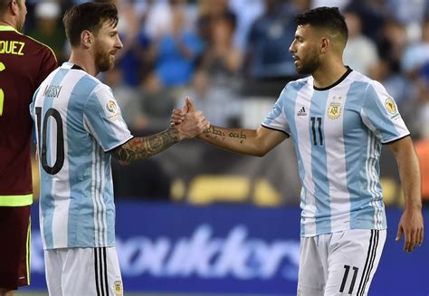 Sergio Aguero Will Quit Argentina If Lionel Messi Doesn T Return