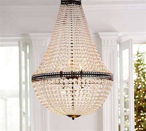 Wall art like teardrop chandelier in smart house, has many advantages both in terms of our wellness, expression, and spiritual. Mia Faceted-Crystal Extra Large Chandelier | Pottery Barn
