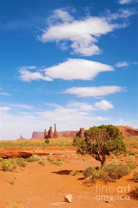 Totem Poles At Monument Valley Photograph By Debra Thompson Fine Art