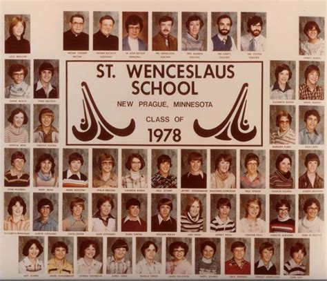 Class Of 1978 St Wenceslaus Catholic School