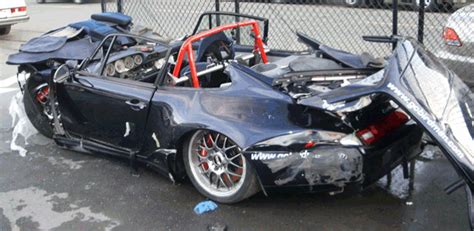 Porsche 911 Race Crash San Rafael California