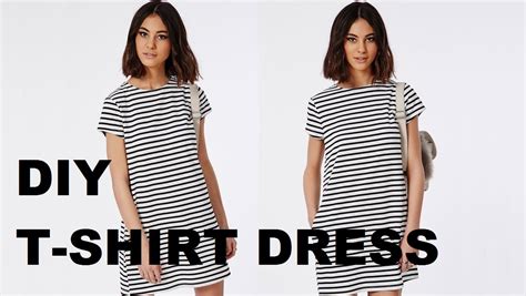 Diy How To Make A T Shirt Dress Pattern Available Youtube