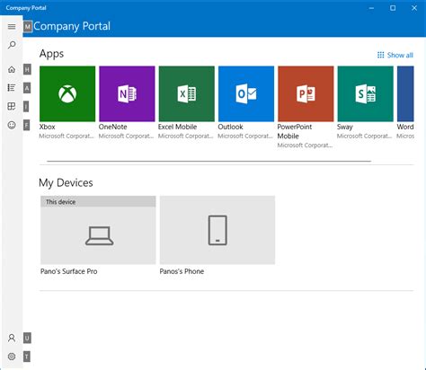How To Configure The Intune Company Portal Apps Company Portal Website