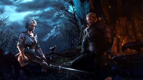 The Witcher The Witcher Wild Hunt Ciri The Witcher Geralt Of Rivia P Wallpaper