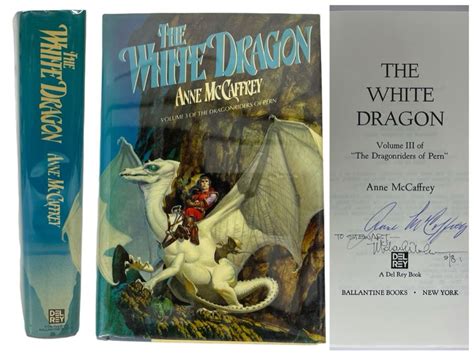 Signed First Edition Hardcover Book The White Dragon Volume Iii Of The