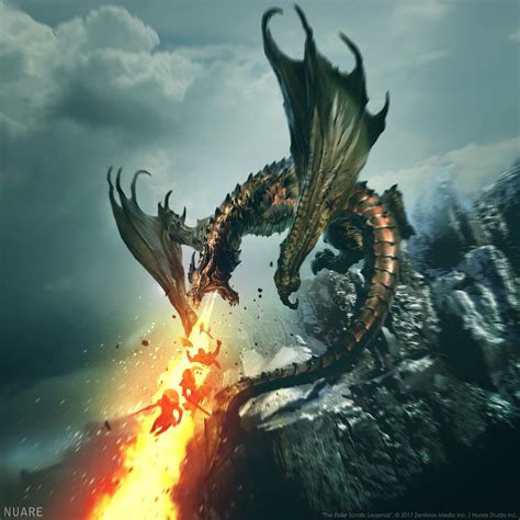 Artstation Tes Legends Illustrations Batch 01 Dragons Nuare