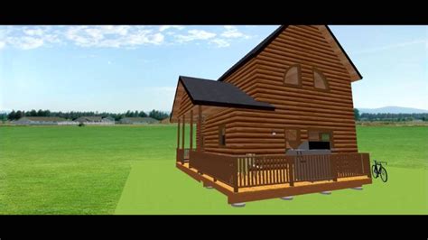Conestoga Log Cabin Kit Tour 24x36 Rainier Model With 3 Br 2 Ba