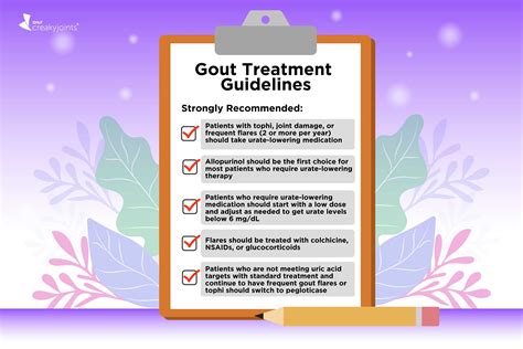 New Gout Treatment Guidelines From The American College Of Rheumatology