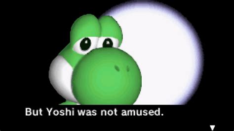 But Yoshi Was Not Amused Blank Template Imgflip