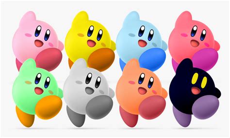Kirby Colors Smash Ultimate Hd Png Download Kindpng