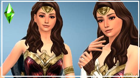 Wonder Woman Create A Sim I Sims 4 YouTube