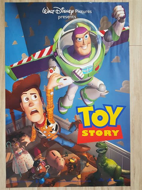 Toy Story Original 1995 2 Sided 27 X 40 Movie Poster Etsy