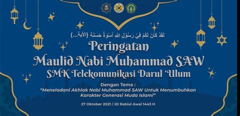 Peringatan Maulid Nabi Muhammad Saw Smk Telekomunikasi Darul Ulum Jombang