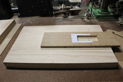 Guitar Kit Builder Scratch Pine Toronado Ready For Routing