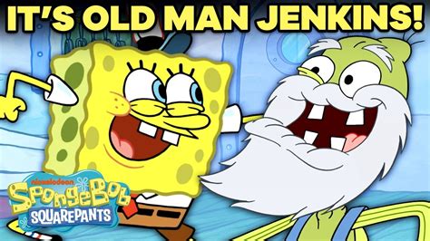 Every Time Old Man Jenkins Shows Up Spongebob Squarepants Youtube