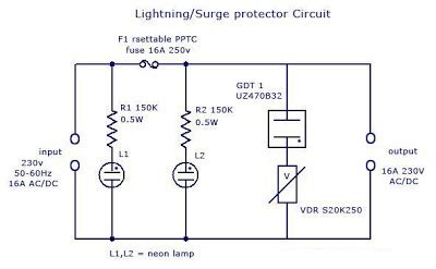 Find this pin and more on outdoor poe surge protector by procet poe system. Simple Lighting Surge Protector Circuit | Circuits Diagram Lab