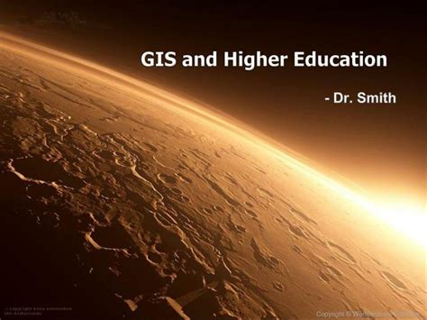 Ppt Gis And Higher Education Powerpoint Presentation Free Download