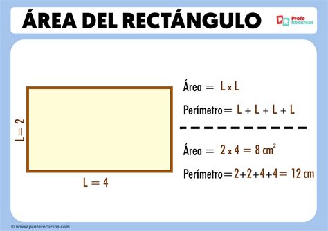 Formula Para Calcular Perimetro Y Area Del Rectangulo Printable