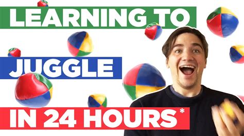 We Tried To Learn How To Juggle in 24 Hours - YouTube