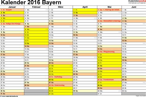 In bayern gibt es folgende gesetzliche feiertage 2021 die man sich gleich in seinen kalender eintragen sollte. Kalender 2016 Bayern: Ferien, Feiertage, Word-Vorlagen
