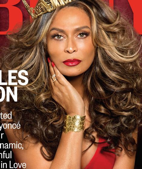 Tina Knowles Looks Exactly Like Daughter Beyonce In Ebony Magazine