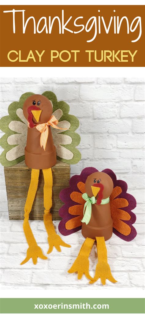 Thanksgiving Clay Pot Turkey Diy Craft Turkey Diy Crafts Diy Turkey