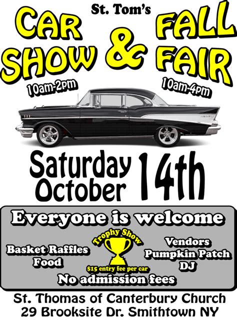 St Toms 4th Annual Car Show And Fall Fair Cancelled Ny