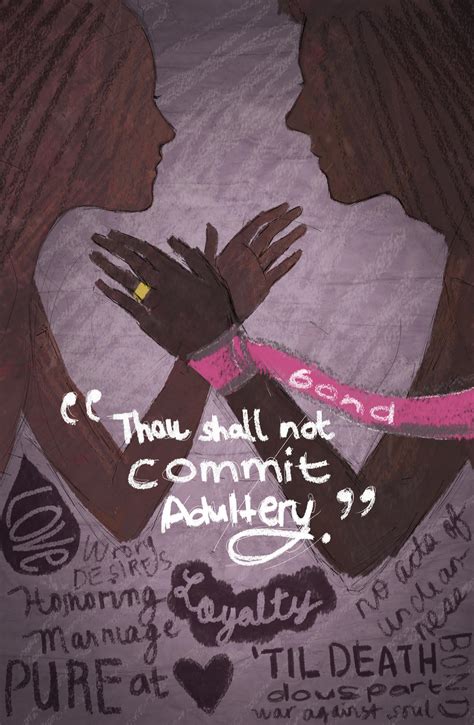 Thou Shall Not Commit Adultery Poster By Jelenie08 On Deviantart