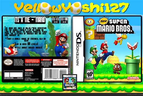 New Super Mario Bros Nintendo Ds Box Art Cover By Yellowyoshi127