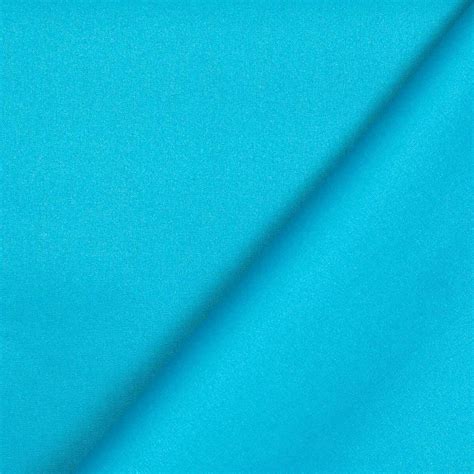 Tissu Coton Enduit Uni Bleu Turquoise Tissu Enduit Au Mètre