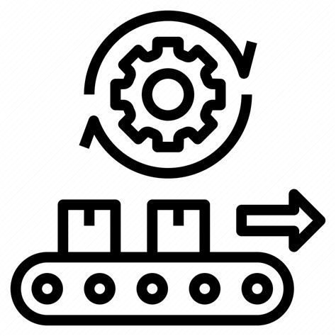 Automated Automatic Factory Machine Production Icon Download On