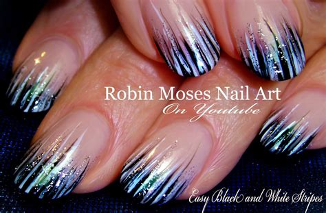 Robin Moses Nail Art Striped Spring Nail Art 2016 Thats Easy Enough