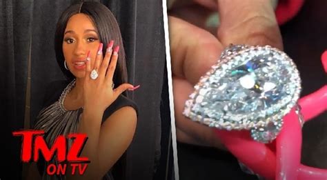 Cardi Bs 12 Million Net Worth Offset Gave Her 1m Diamond Ring On Birthday Glamour Path