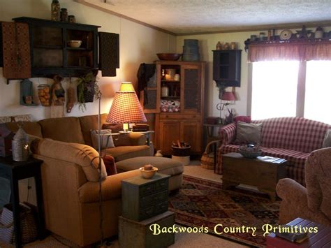 Backwoods Country Primitives Primitive Living Room