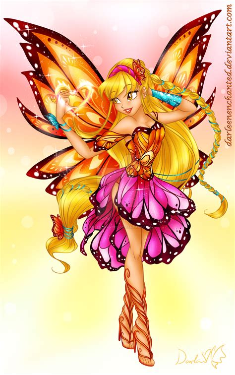 Winx Club Butterfly Fairy Stella By Darlenchanted On Deviantart