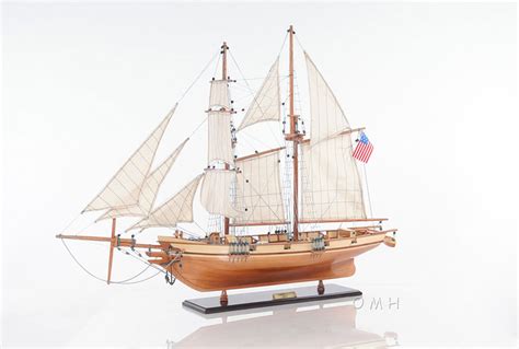 Harvey 1847 Baltimore Clipper Wood Model Tall Ship 35 Privateer