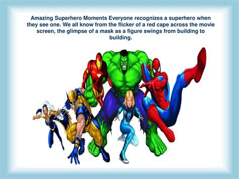 Ppt Amazing Superhero Moments Powerpoint Presentation Free Download