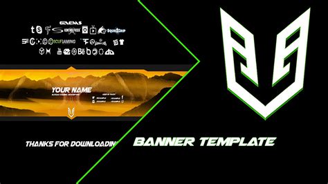 Sick Free Youtube Banner Template Psd Youtube