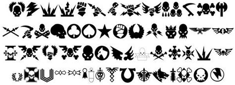 Death Symbols Symbology Heraldry Warhammer 40k Character