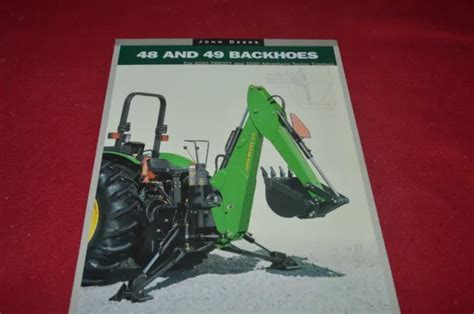 John Deere Utility Tractors Loaders Backhoes For 1973 Dealer Brochure