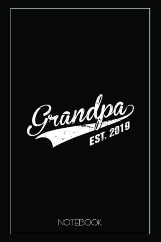 grandpa est 2019 notebookfunny soon to be grandfather appreciation notebook journal homebook
