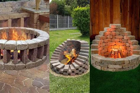 How to build a do it yourself fire pit. Pin on For the Home