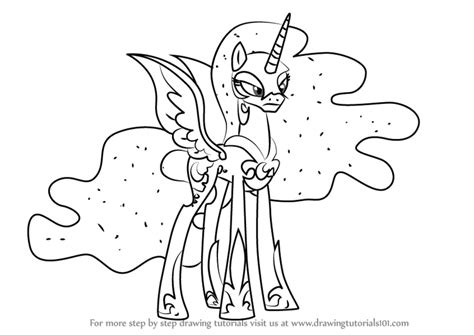 My little pony transforms luna nightmare moon color swap alicorn. Nightmare Moon Coloring Pages at GetColorings.com | Free ...