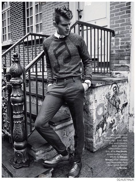 vladimir ivanov demy matzen model 60s inspired fashions for gq australia the fashionisto