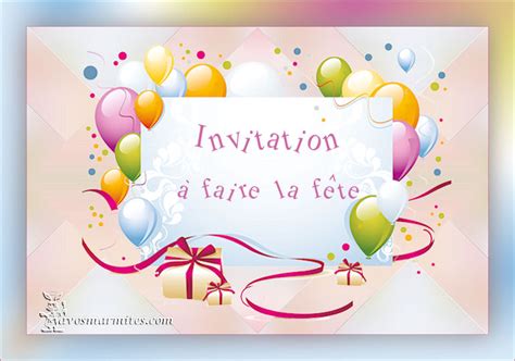 Carte Virtuelle Gratuite Invitation