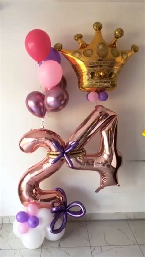 Pin By Nilda On Magic Balloons 24 Birthday Ts Birthday Balloons
