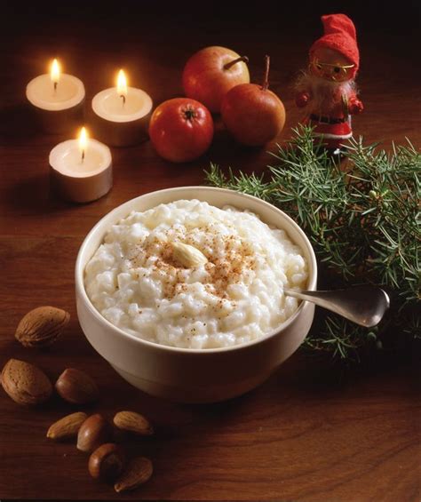 Rice Porridge Almond Christmas Food Denmark Food Scandinavian Food