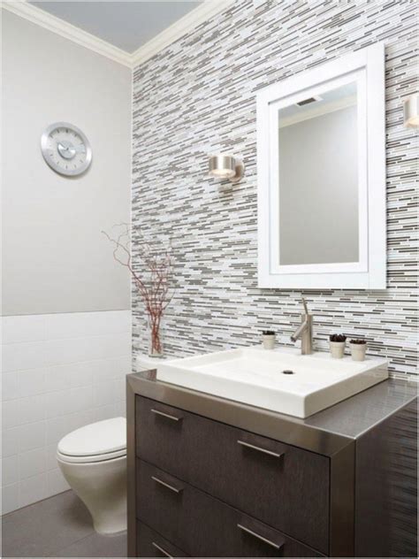 42 Small Half Bath Design Ideas 78 Bathroom Half Bathroom For 101 Bathroom Half Wall Tiles