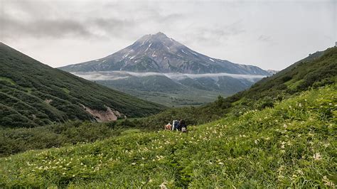 Kamchatka Foggy Volcano Hd Wallpaper Wallpaperbetter