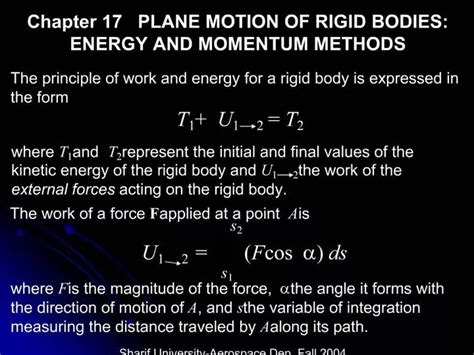 Ppt Chapter 17 Plane Motion Of Rigid Bodies Energy And Momentum
